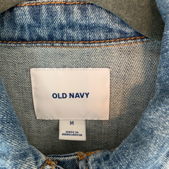 Medium Wash Classic Jean Jacket Size M - Picture 4 of 5